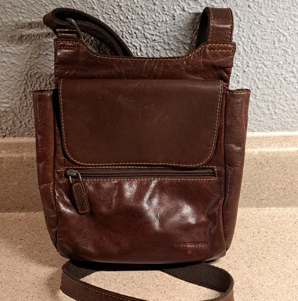 Jack George Leather Crossbody Bag